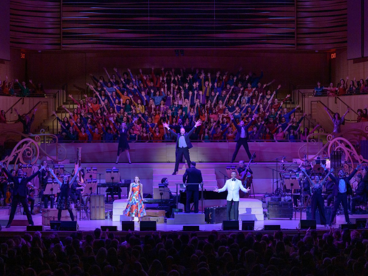 Anastasia in Concert finale at Lincoln Center