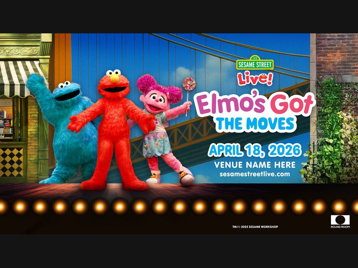 Sesame Street Live, Elmo's Got the Moves key art